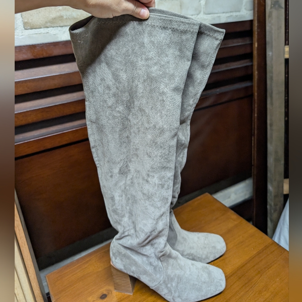 Mi.iM Over the Knee Boots in Taupe